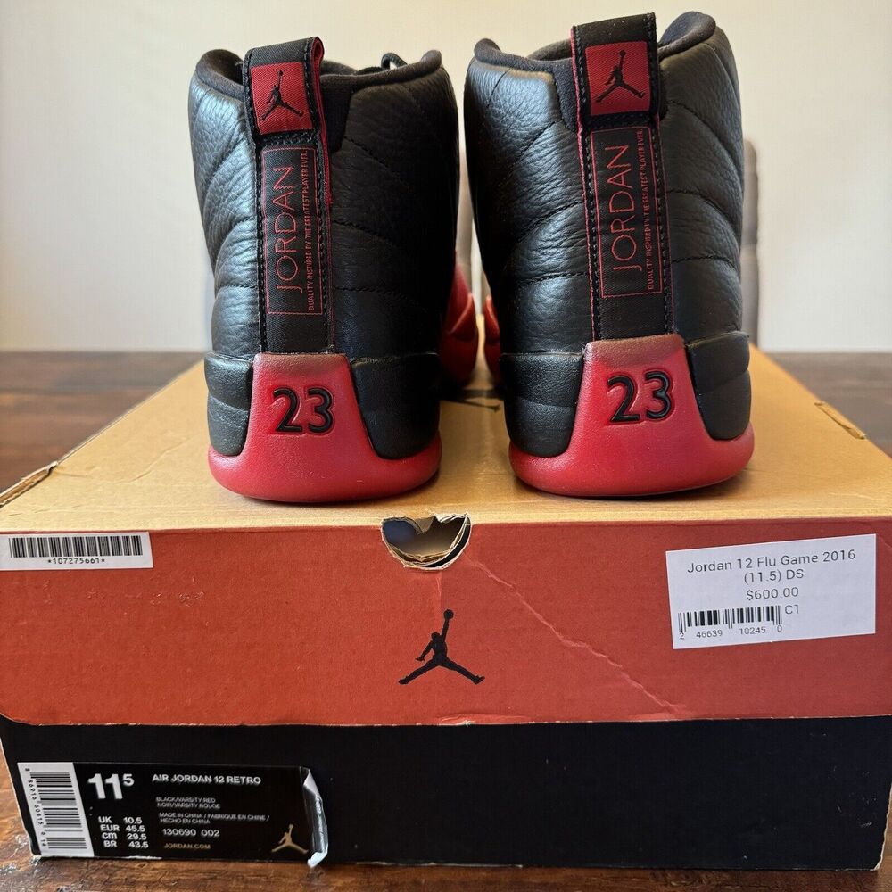Air Jordan 12 Retro Flu Game Shoes - Picture 5 of 8